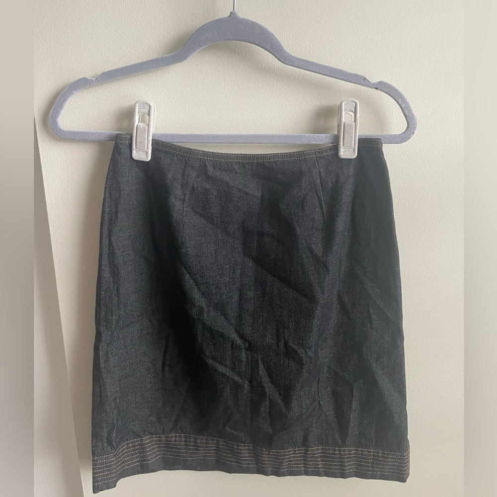 Ann Taylor Petite Cotton Mini Skirt